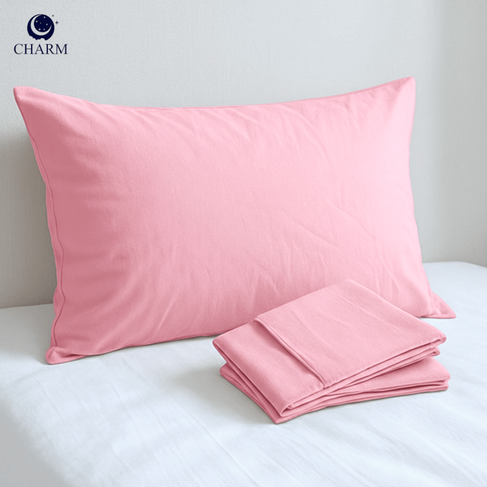 ปลอกหมอนหนุน CHARM CLASSIC ขนาด 20 X 30 นิ้ว สี FLAMINGO PINK